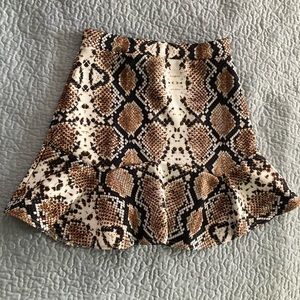 NastyGal flare mini skirt